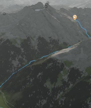 Übersicht Etappe 5 von der Edmund-Graf-Hütte nach Pettneu