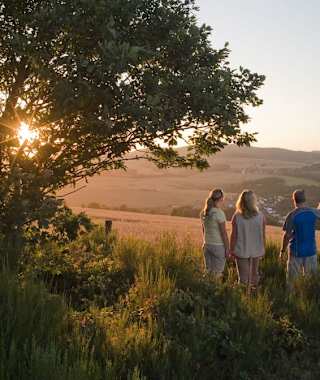 Toller Ausblick bei Abendlicht