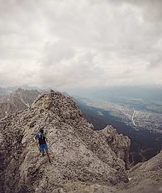 Trailrun auf die Vordere Brandjochspitze