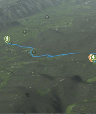 Übersicht Wanderung zur Grafenalm