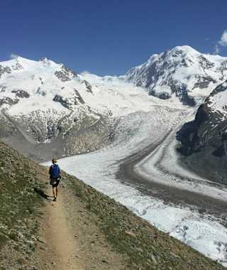 Ausläufer des Gornergletschers