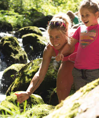 Vor allem für Familien mit Kindern ist der Wasserfallweg sehr zu empfehlen.