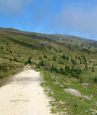 Blick zurück zu Weinebene