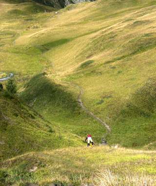 Abfahrt zur Almajuralpe 1