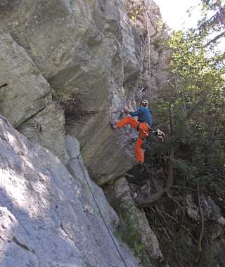 Hier ist volle Armkraft gefordert