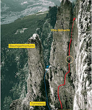 Wildenauer Klettersteig - Übersicht