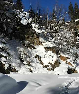 Winter in der Taschachschlucht