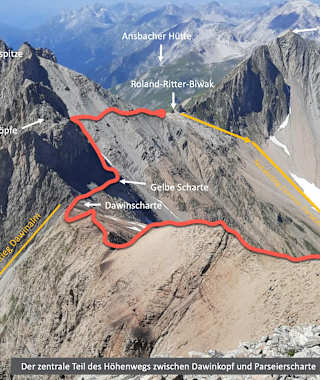 Zentraler Teil des Augsburger Höhenweges