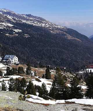 Zufallhütte im Frühling