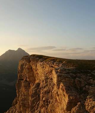 Der Zwölferkofel im Abendlicht