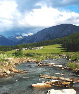 Entlang der Ufer des Roms