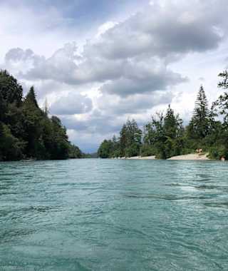 Kanutour auf der Aare