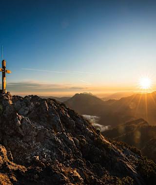 Abendstimmung auf der Hörndlwand