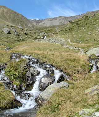 Anstieg zur Similaunhütte von Vernagt