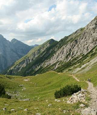 Adlerweg Etappe 10 von der Falkenhütte zum Karwendelhaus