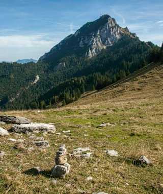 Am Wendelstein startet der Zustieg zur Aiblinger Hütte.