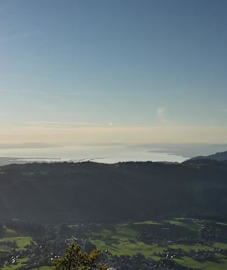 Blick auf den Bodensee vom Brüggelekopf