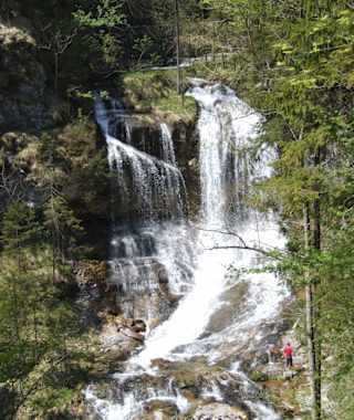 Inzell/Chiemgau: Von Zwing zur Keitlalm über die Weißbachfälle