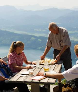 Wanderrast mit Aussicht...