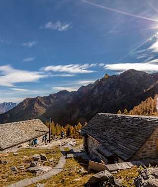 Die Capanna Alzasca bietet grandiose Landschaften.