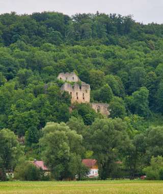 Am Wanderparkplatz bei Anhausen