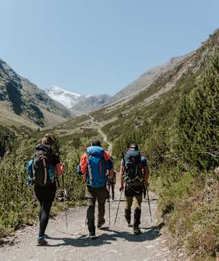 Von Vent in Richtung Martin-Busch-Hütte