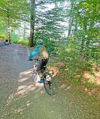 Der Antennentrail am Uetliberg