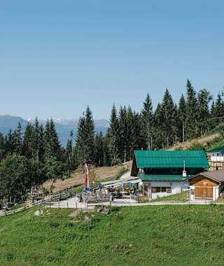 Beliebtes Ausflugsziel oberhalb von Innsbruck: die Arzler Alm
