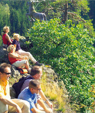 Aussichtsreiche Rast am Frankenweg 