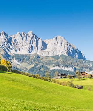 Ausblick auf den Wilden Kaiser