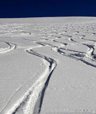 Tolles und weitläufiges Gelände zum Abfahren