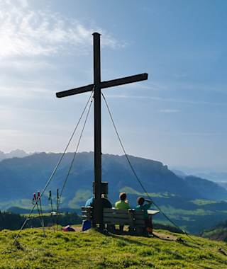 Aussicht am Wandberggipfel.