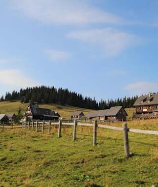 Auf der Hinteralm angekommen