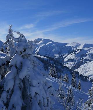 Skitour auf die Marbachhöhe im Salzburger Land