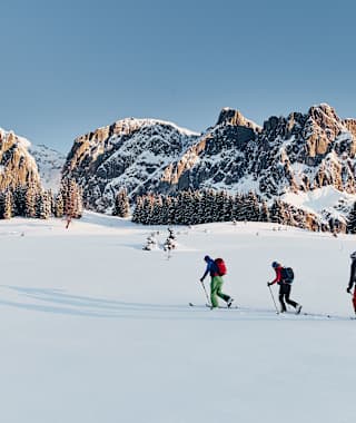 Aufstieg zu den Vierrinnenköpfen