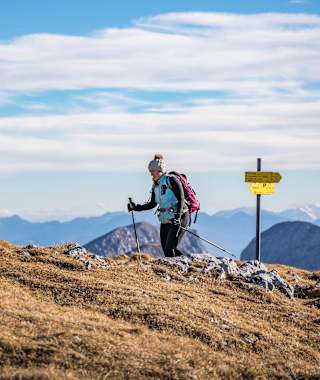 Aufstieg zum Schneibstein Gipfel