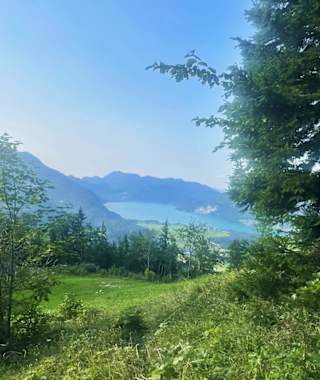 Von der Bleckwandhütte genießt man eine grandiose Aussicht.