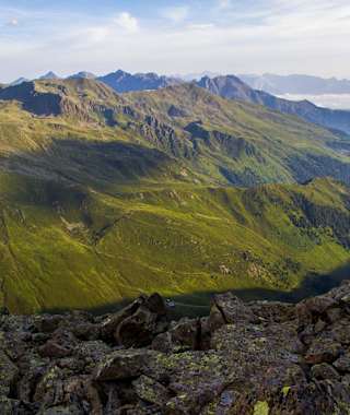 Im Anstieg zum Schwarzhorn