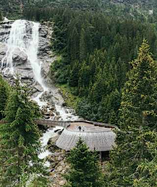 Aussichtsplattform Grawa Wasserfall im Stubaital