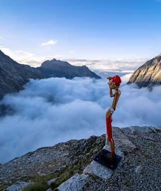 Aussicht von der Baltschiederklause
