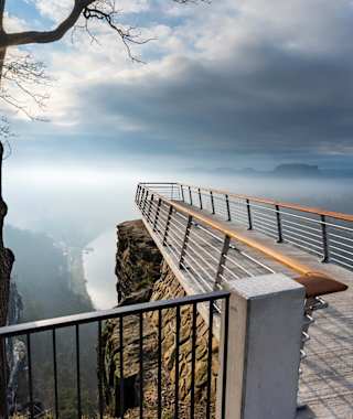 Aussichtsplattform an der Bastei