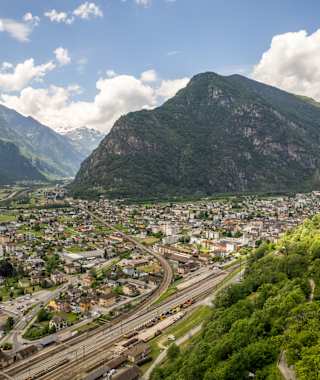 Auf der Tessiner Strada Alta.