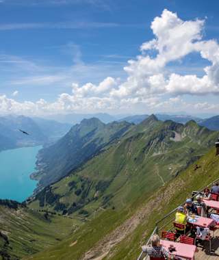 Ausblick vom Berghaus Rothorn
