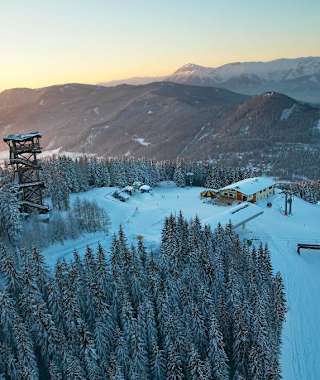 Bergstation Skigebiet Semmering