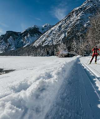 Langlaufen Höhlensteintal, Toblacher See