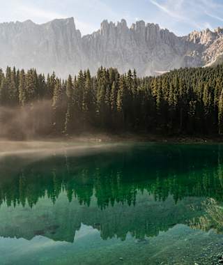 Karersee und Latemar