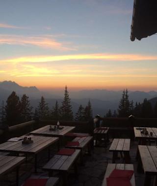 Die Hochlandhütte, erstes Etappenziel