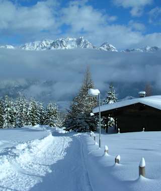Aufstieg Biberg mit Blick auf das Steinerne Meer