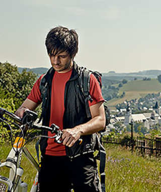 Blick auf Schloss Schwarzenberg