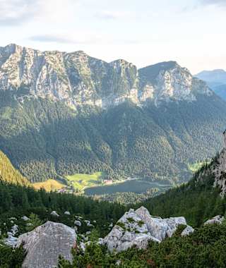 Ausblick von der Blaueishütte